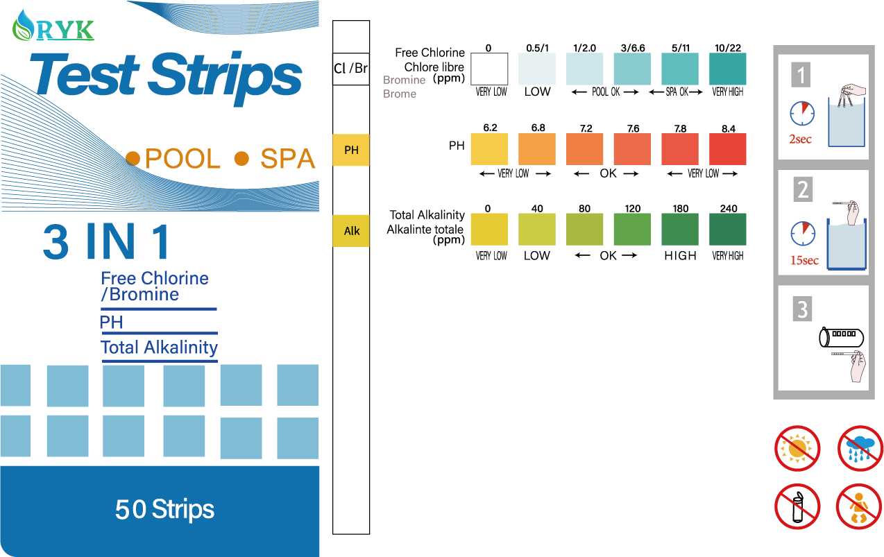 3-in-1 Water Test Strips
