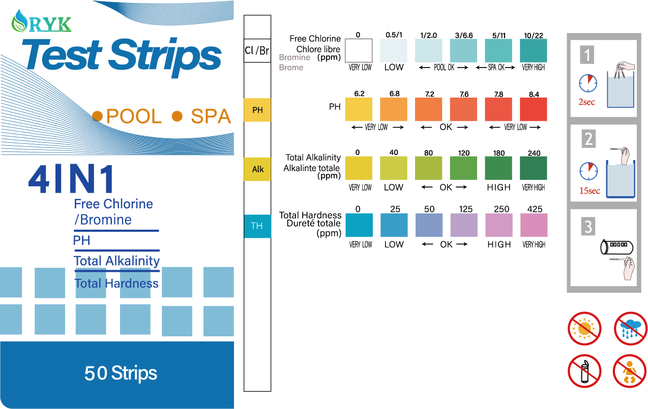 4-in-1 Water Test Strips