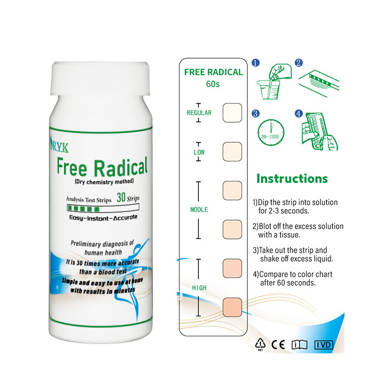 Free Radical Rapid Test Strips