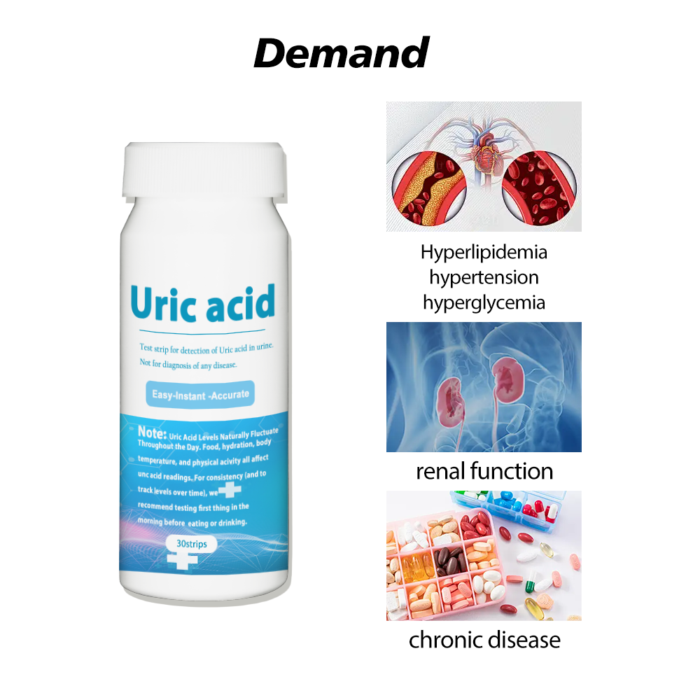 Uric Acid Rapid Test Strips