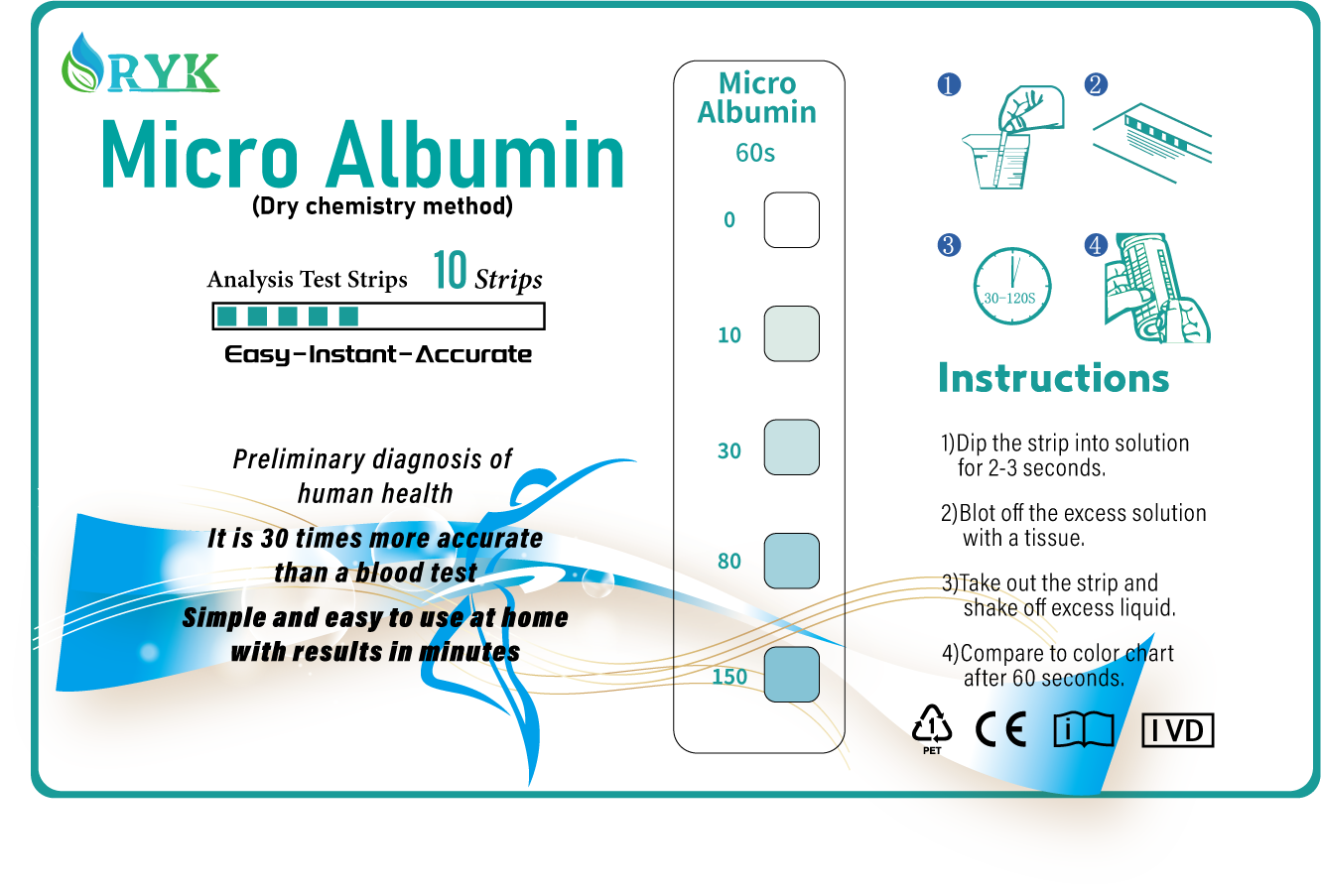 Microalbumin Rapid Test Strips