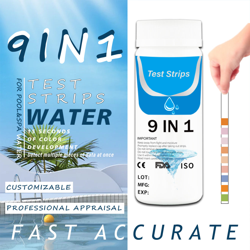 9-in-1 Heavy Metal Water Test Strips