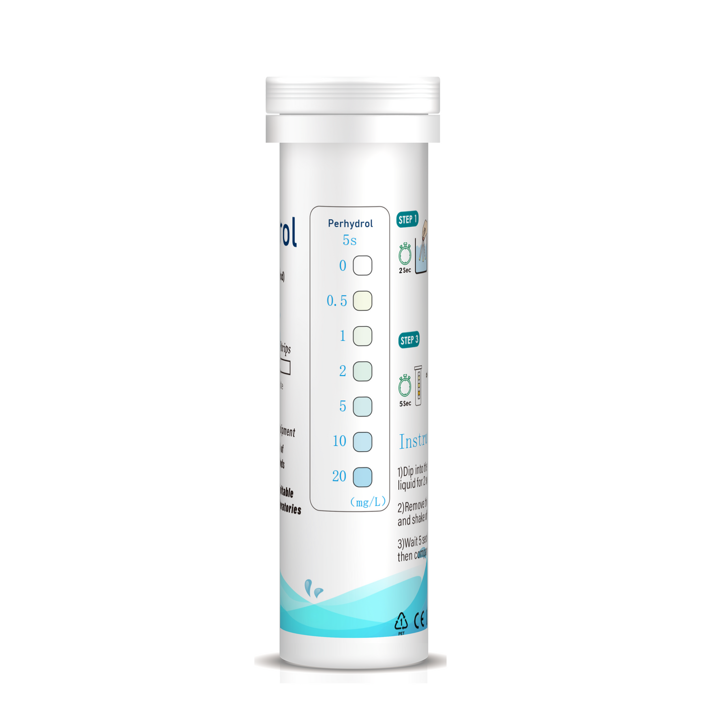 Perhydrol Rapid Test Strips(0-25mg/L)