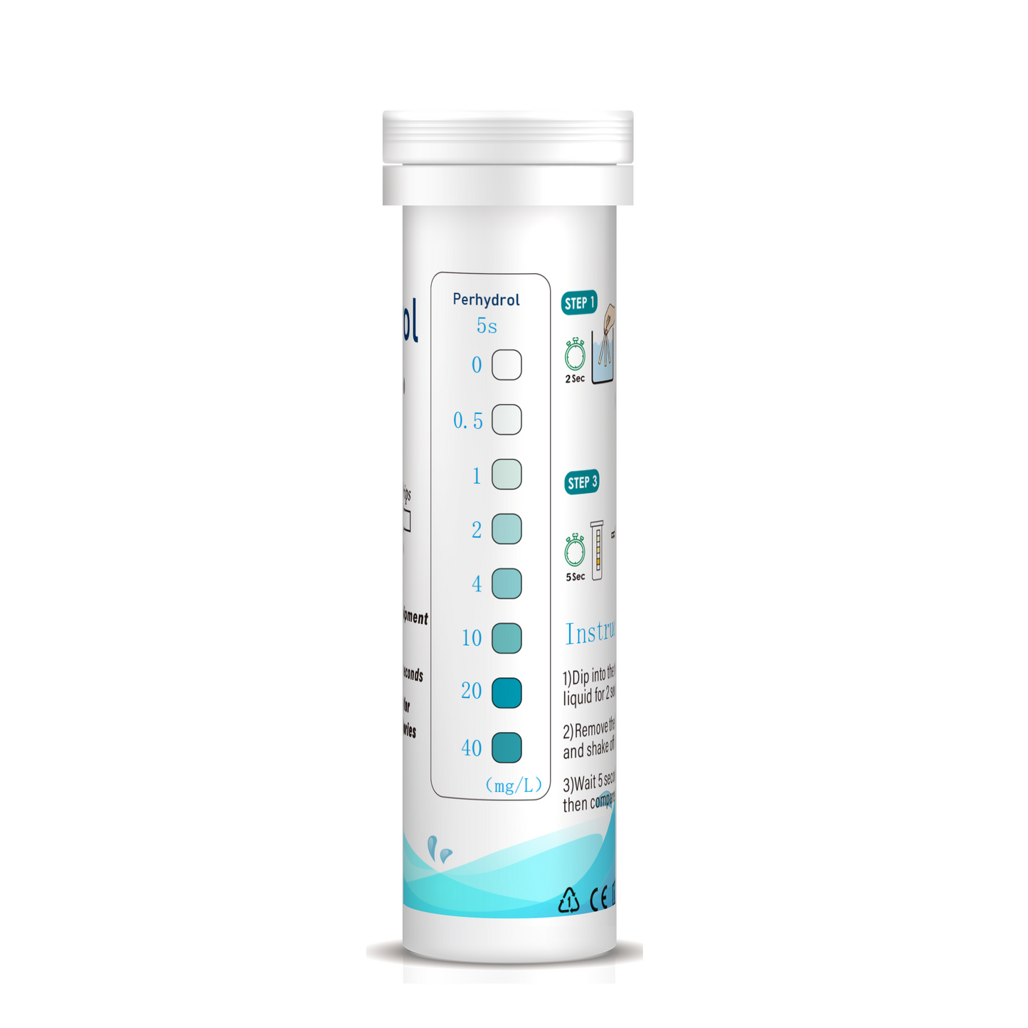 Perhydrol Rapid Test Strips(0-40mg/L)