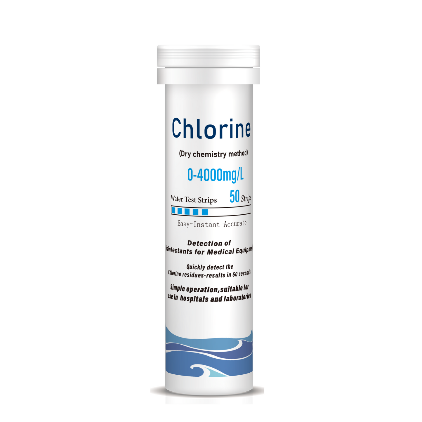 Chlorine Rapid Test Strips(0-4000mg/L)