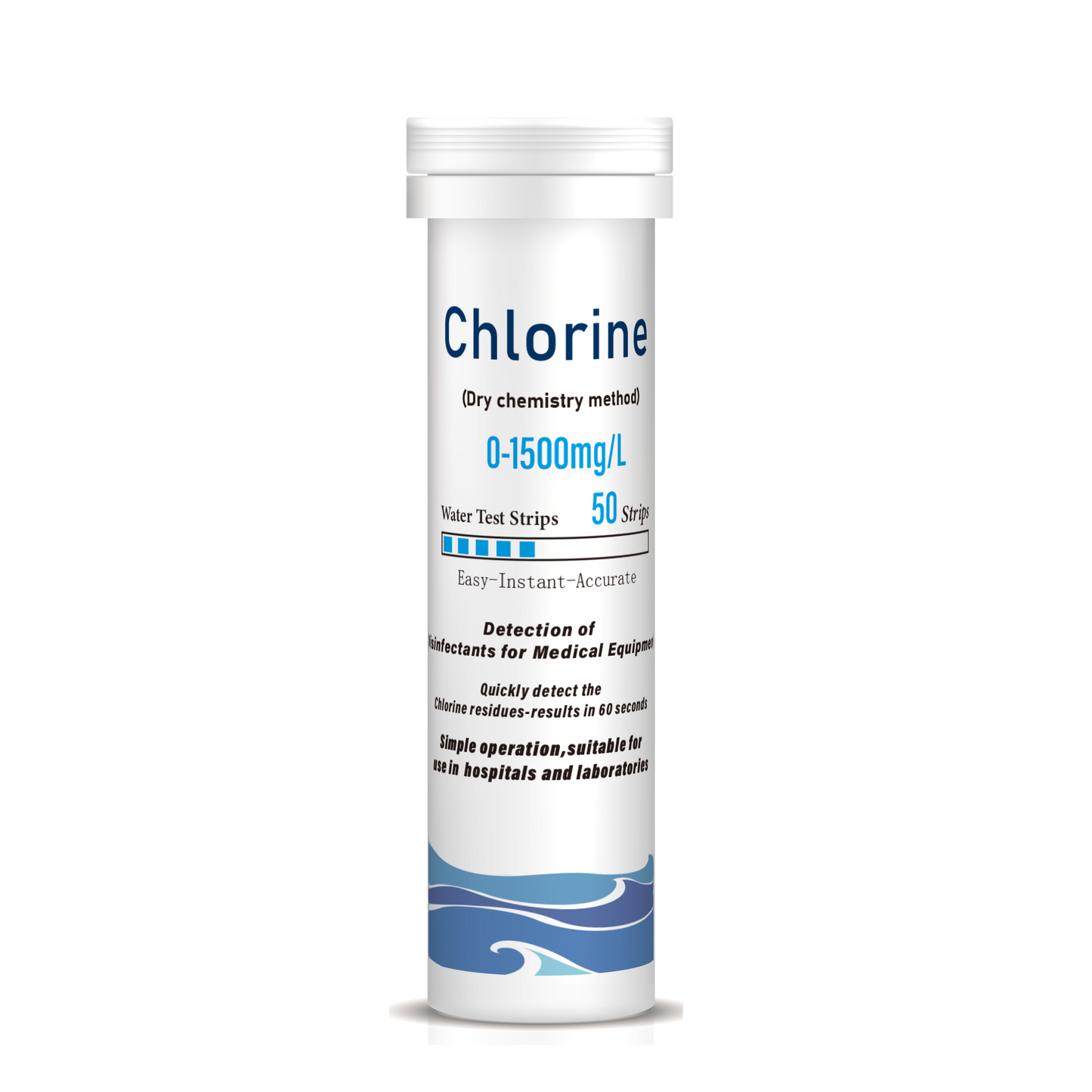 Chlorine Rapid Test Strips(0-1500mg/L)