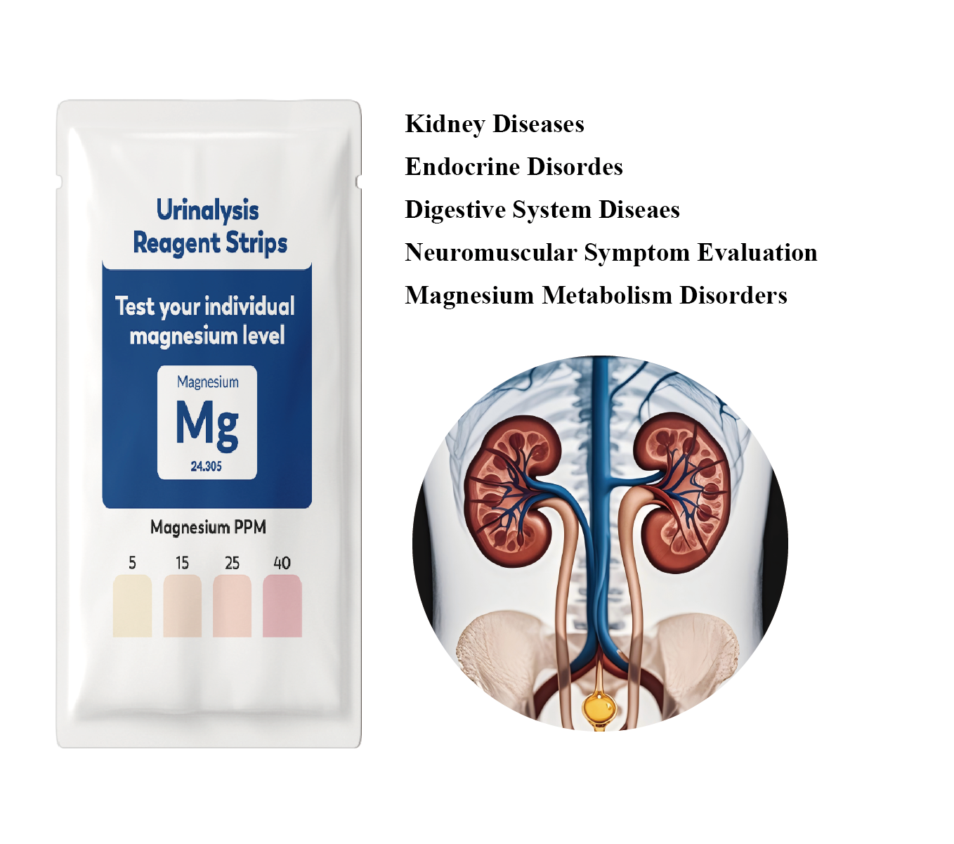 Urine Magnesium Test Strips