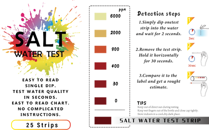 Salt Water Test Strips