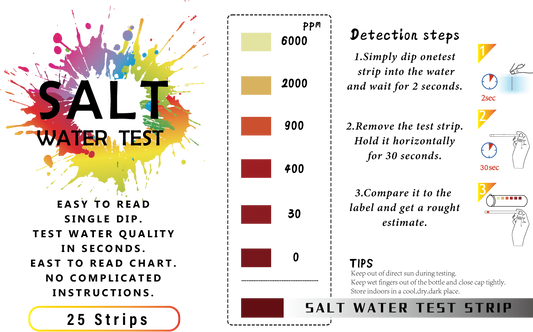 salt water test strips