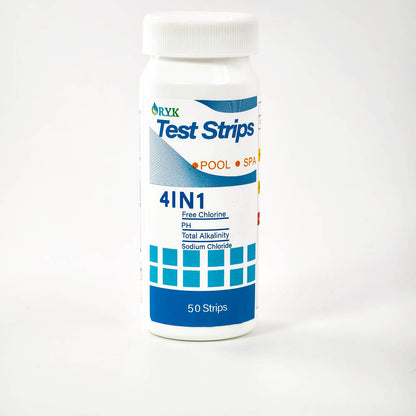 RYK 4-in-1 Water Test Strips (Cl,pH,Alk,NaCl)