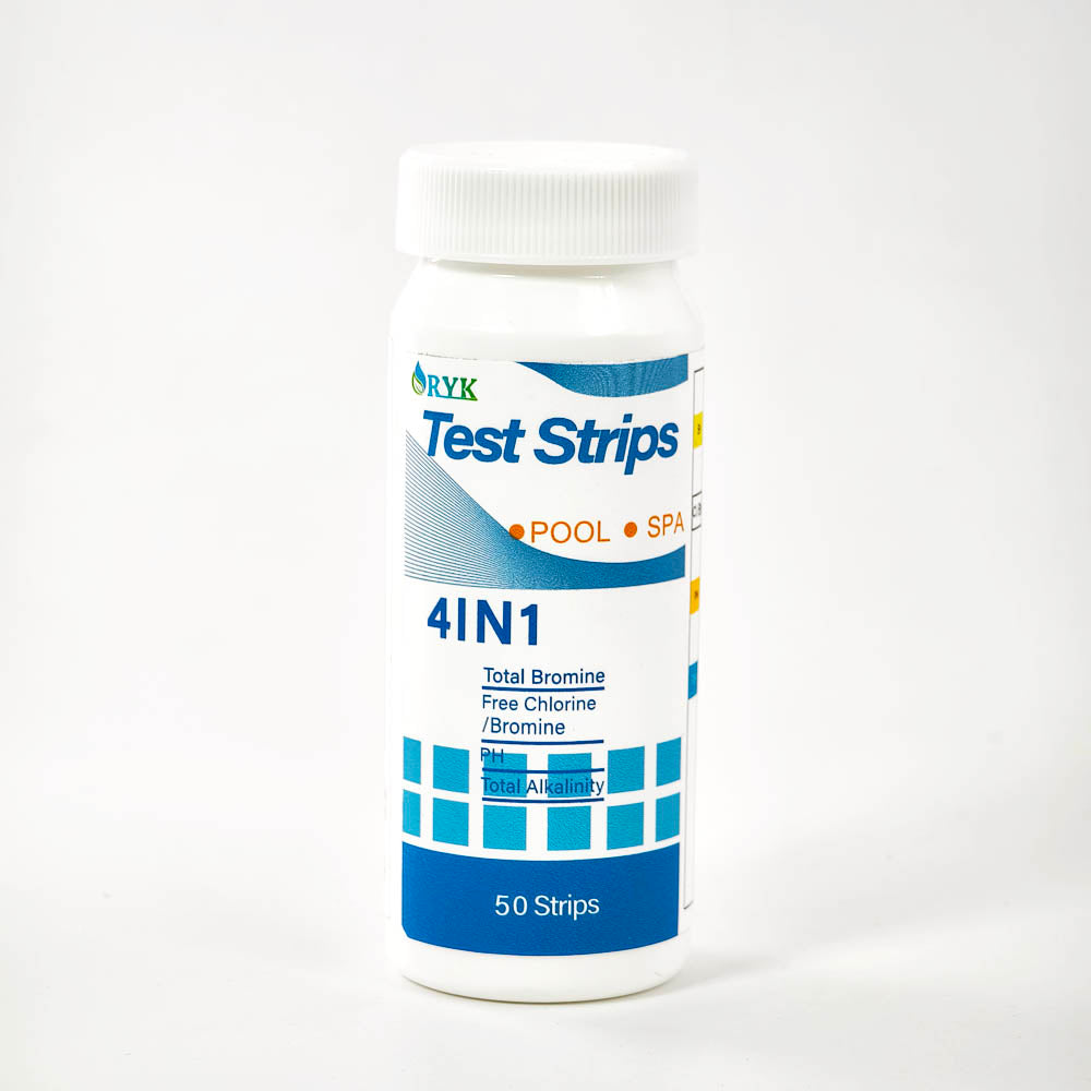 RYK 4-in-1 Water Test Strips (Cl,pH,Br,TH)