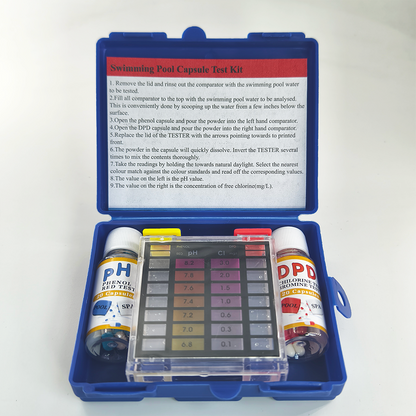 Swimming Pool DPD-pH Analysis Capsule Test Kit