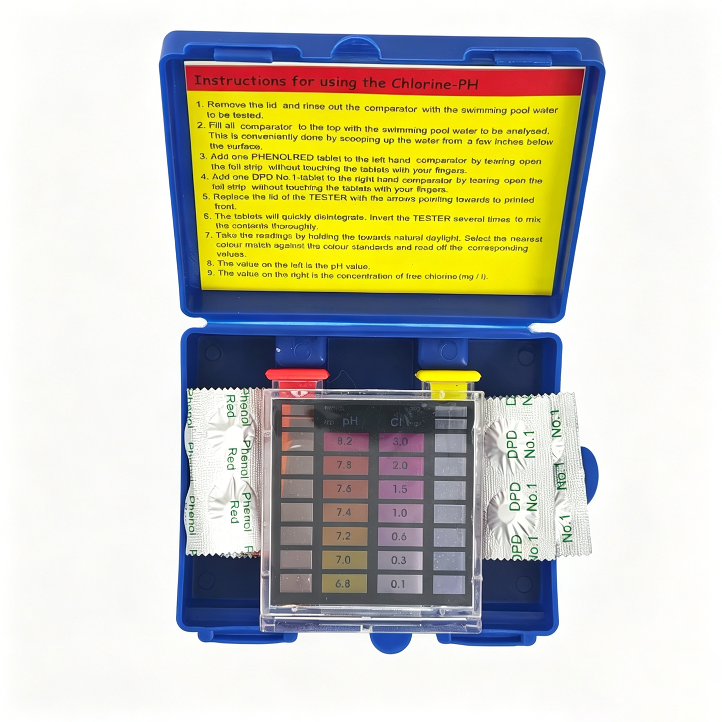 DPD & pH Pool Test Kit (Tablet Type)