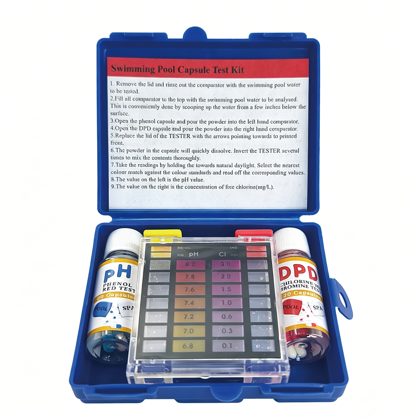 DPD & pH Pool Test Kit (Capsule Type)