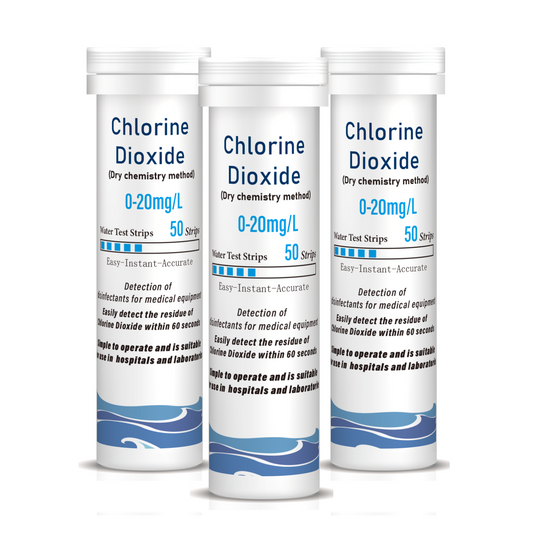 Chlorine Dioxide Rapid Test Strips(0-20mg/L)