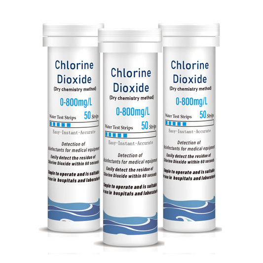 Chlorine Dioxide Rapid Test Strips(0-800mg/L)