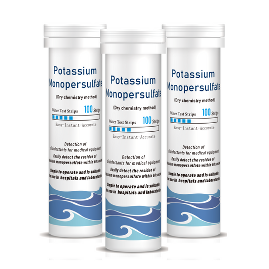 Potassium Monopersulfate Rapid Test Strips