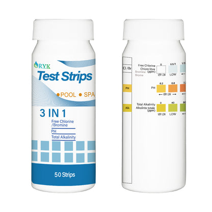 RYK 3-in-1 Water Test Strips