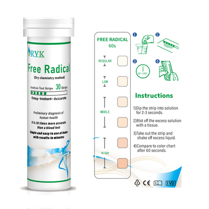 Free Radical Rapid Test Strips