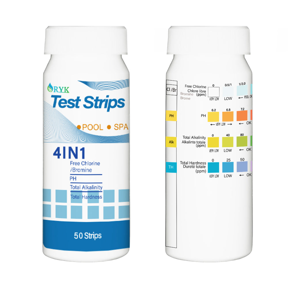 RYK 4-in-1 Water Test Strips