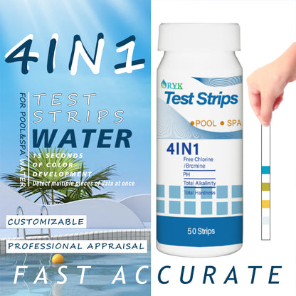 RYK 4-in-1 Water Test Strips