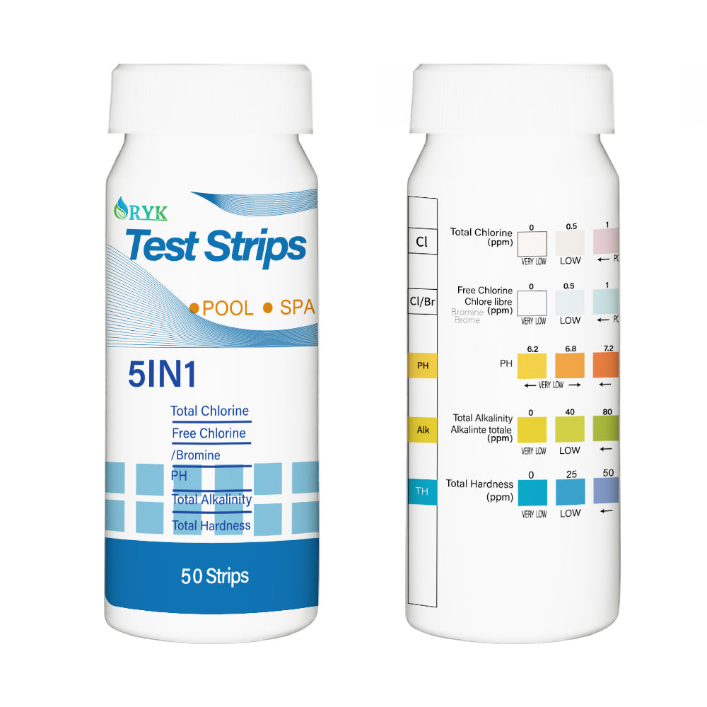 RYK 5-in-1 Water Test Strips