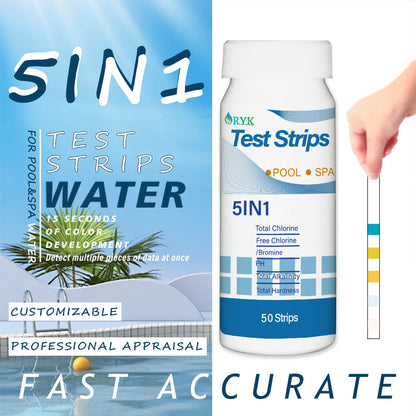 RYK 5-in-1 Water Test Strips