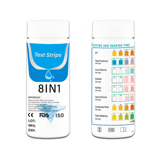 RYK 8-in-1 Water Test Strips