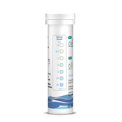 Chlorine Dioxide Rapid Test Strips(0-20mg/L)