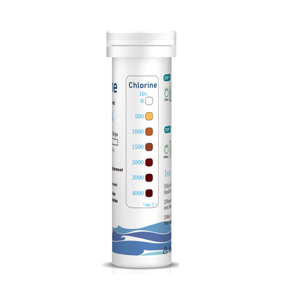 Chlorine Rapid Test Strips(0-4000mg/L)