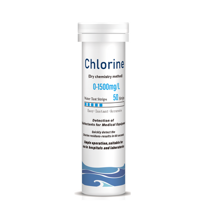 Chlorine Rapid Test Strips(0-1500mg/L)