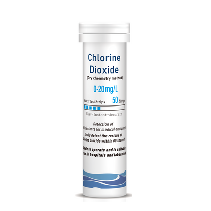 Chlorine Dioxide Rapid Test Strips(0-20mg/L)