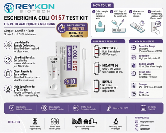 E.Coli Rapid Test for Water (O157)