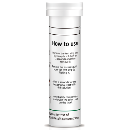 Quaternary Ammonium Compound Test Strip