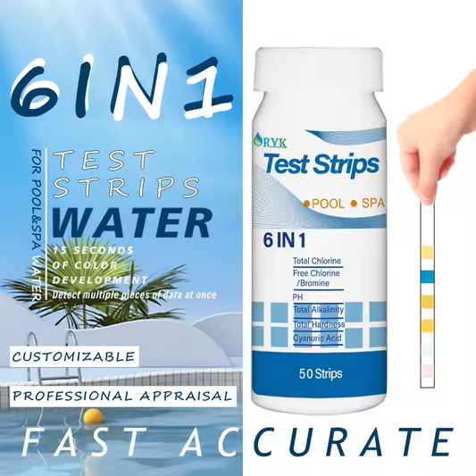 RYK 6-in-1 Water Test Strips