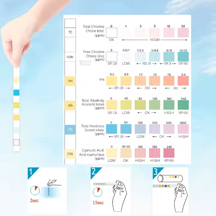 RYK 6-in-1 Water Test Strips