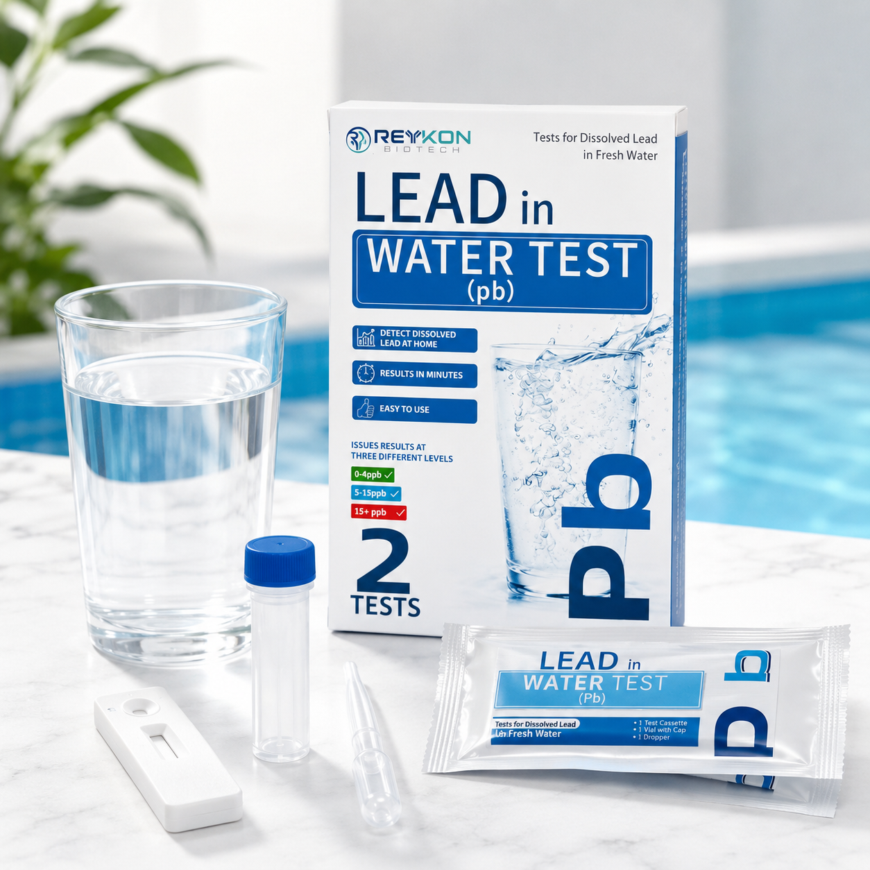 Reykon Lead in Drinking Water Test Kit