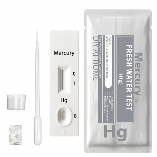 Heavy Metal Mercury in Water Rapid Test Card