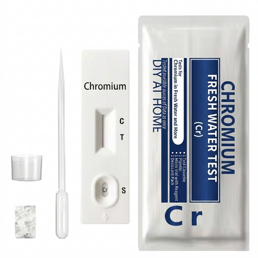 Heavy Metal Chromium in Water Rapid Test Card