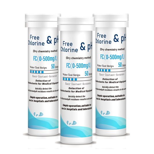 Free Chlorine&pH Rapid Test Strips