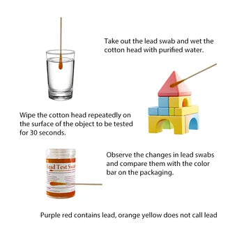 Heavy Metal Lead Rapid Test Swab